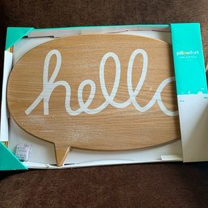 Pillowfort Hello wall decor